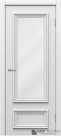 Входная дверь  - Межкомнатная дверь эмаль модель Доминика Стефани 2020 Белый