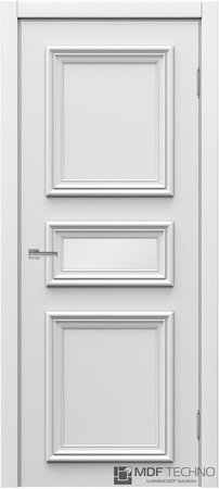 Входная дверь  - Межкомнатная дверь эмаль модель Доминика Стефани 2021 Белый