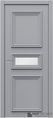 Входная дверь  - Межкомнатная дверь эмаль модель Доминика Стефани 2021 RAL 7040