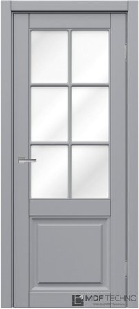 Входная дверь  - Межкомнатная дверь эмаль модель Доминика Стефани 3008 RAL 7040