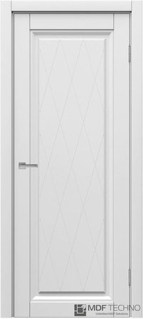 Входная дверь  - Межкомнатная дверь эмаль модель Доминика Стефани 3011 Белый