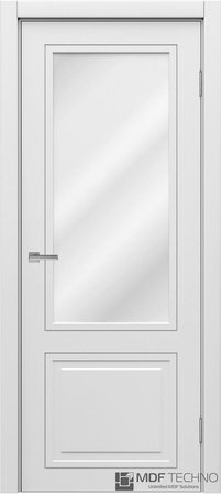 Входная дверь  - Межкомнатная дверь эмаль модель Доминика Стефани 3112 Белый