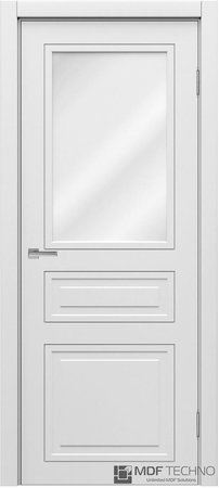 Входная дверь  - Межкомнатная дверь эмаль модель Доминика Стефани 3113 Белый