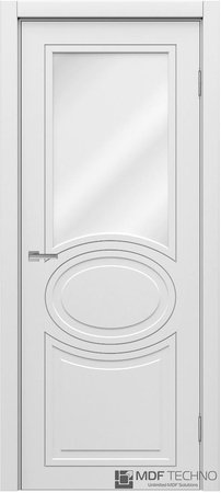 Входная дверь  - Межкомнатная дверь эмаль модель Доминика Стефани 3119 Белый