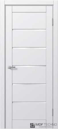 Входная дверь  - Межкомнатная дверь эмаль модель Доминика Стефани 4100 Белый