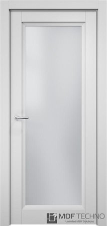 Входная дверь  - Межкомнатная дверь эмаль модель Доминика Стефани 4011 Белый