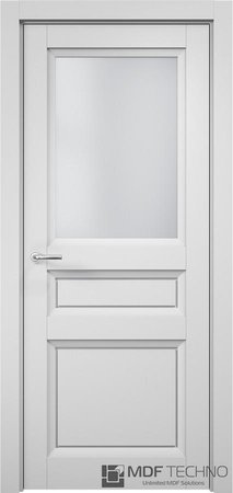 Входная дверь  - Межкомнатная дверь эмаль модель Доминика Стефани 4013 Белый