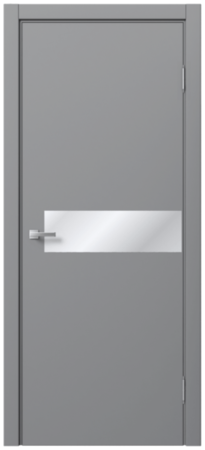 Входная дверь  - Межкомнатная дверь эмаль модель Доминика Стефани 5001 RAL 7040