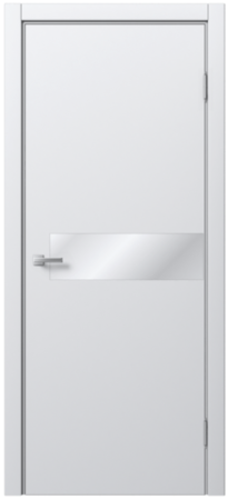 Входная дверь  - Межкомнатная дверь эмаль модель Доминика Стефани 5001 Белая