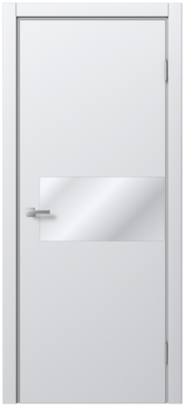 Входная дверь  - Межкомнатная дверь эмаль модель Доминика Стефани 5002 Белая