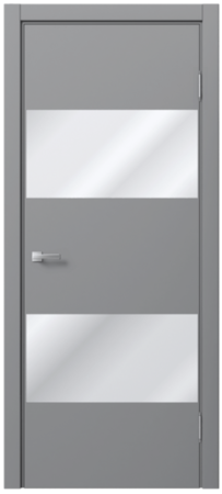 Входная дверь  - Межкомнатная дверь эмаль модель Доминика Стефани 5003 RAL 7040