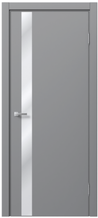 Входная дверь  - Межкомнатная дверь эмаль модель Доминика Стефани 5004 RAL 7040