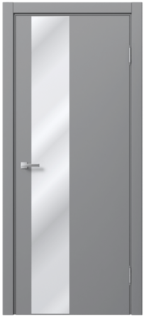 Входная дверь  - Межкомнатная дверь эмаль модель Доминика Стефани 5005 RAL 7040