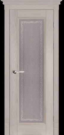 Входная дверь  - Межкомнатная дверь Массив ольхи ОКА модель Аристократ-5 ДО Эмаль белая