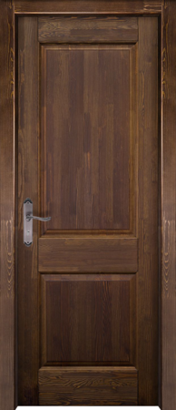 Входная дверь  - Межкомнатная дверь Массив ольхи ОКА модель Элегия ДГ Орех античный