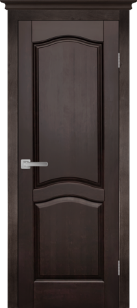 Входная дверь  - Межкомнатная дверь Массив ольхи ОКА модель Лео ДГ Венге