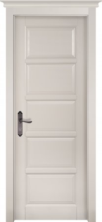 Входная дверь  - Межкомнатная дверь Массив ольхи ОКА модель Норидж ДГ Эмаль Белая