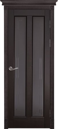 Входная дверь  - Межкомнатная дверь Массив ольхи ОКА модель Сорренто ДО Венге