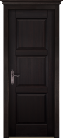 Входная дверь  - Межкомнатная дверь Массив ольхи ОКА модель Турин ДГ Венге