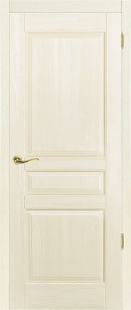 Входная дверь  - Межкомнатная дверь Массив ольхи ОКА модель Валенсия ДГ Слоновая кость