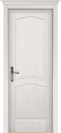 Входная дверь  - Межкомнатная дверь Массив сосны ОКА модель Лео ДГ Слоновая кость