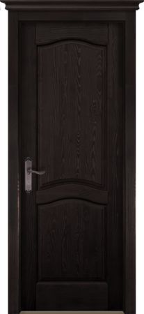 Входная дверь  - Межкомнатная дверь Массив сосны ОКА модель Лео ДГ Венге