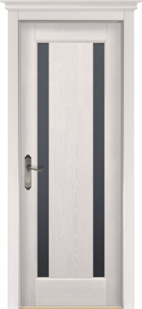 Входная дверь  - Межкомнатная дверь Массив сосны ОКА модель Милан ДЧ Слоновая кость