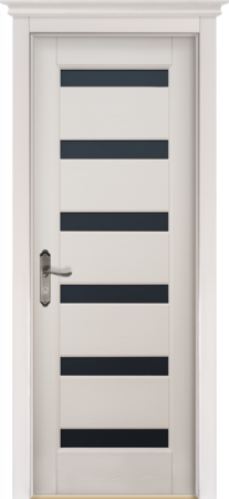 Входная дверь  - Межкомнатная дверь Массив сосны ОКА модель Палермо ДЧ Слоновая кость