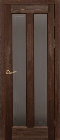 Входная дверь  - Межкомнатная дверь Массив сосны ОКА модель Сорренто ДО Орех античный