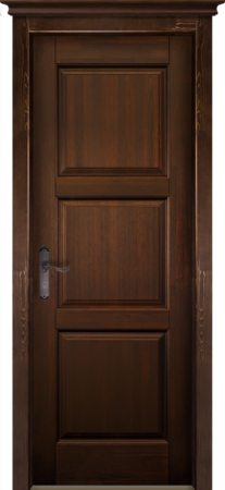 Входная дверь  - Межкомнатная дверь Массив сосны ОКА модель Турин ДГ Орех античный