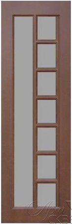 Входная дверь  - Межкомнатная дверь Массив сосны Поставы модель 11-3 ДО 600 10% орех 
