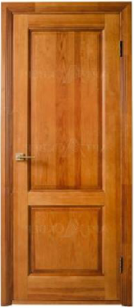 Входная дверь  - Межкомнатная дверь Массив сосны Поставы модель 117/2 ДГ 10% орех