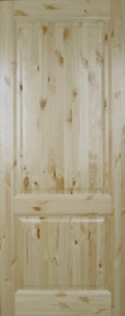Входная дверь  - Межкомнатная дверь Массив сосны Поставы модель 12 ДГ неокрашеная