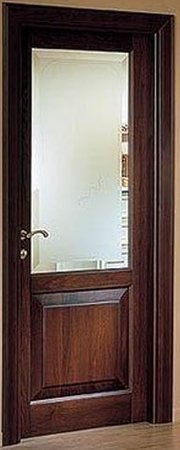 Входная дверь  - Межкомнатная дверь Массив сосны Поставы модель 13 ДО 15% орех