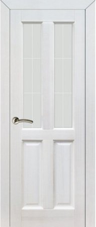 Входная дверь  - Межкомнатная дверь Массив сосны Поставы модель 15 ДО белый воск