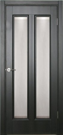 Входная дверь  - Межкомнатная дверь Массив сосны Поставы модель 2 ДО дуб мореный