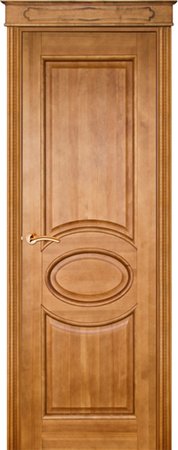 Входная дверь  - Межкомнатная дверь Массив сосны Поставы модель 26 ДГ 7% орех 