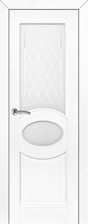 Входная дверь  - Межкомнатная дверь Массив сосны Поставы модель 26 ДО белый воск