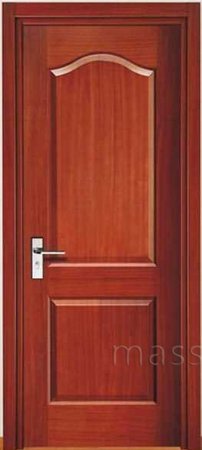 Входная дверь  - Межкомнатная дверь Массив сосны Поставы модель 4 ДГ мак