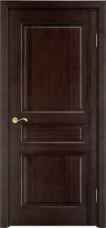 Входная дверь  - Межкомнатная дверь Массив сосны Поставы модель 5 ДГ венге