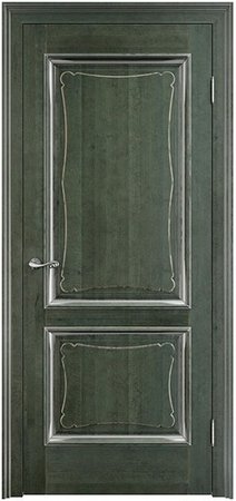Входная дверь  - Межкомнатная дверь Массив сосны Поставы модель 6/2 ДГ дуб мореный