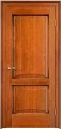 Входная дверь  - Межкомнатная дверь Массив сосны Поставы модель 6/2 ДГ мак