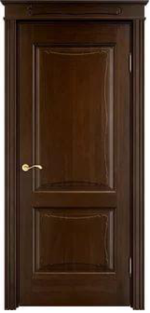 Входная дверь  - Межкомнатная дверь Массив сосны Поставы модель 6/2 ДГ венге