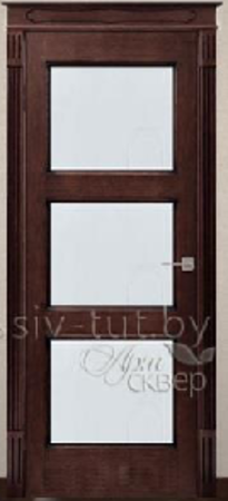 Входная дверь  - Межкомнатная дверь Массив сосны Поставы модель 6/3 ДО венге