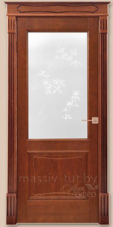 Входная дверь  - Межкомнатная дверь Массив сосны Поставы модель 6/2 ДО мак