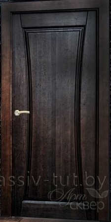 Входная дверь  - Межкомнатная дверь Массив сосны Поставы модель 8 ДГ венге