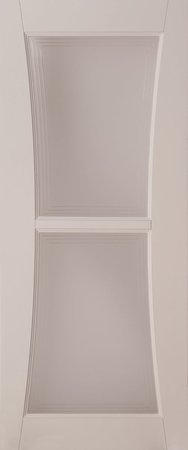 Входная дверь  - Межкомнатная дверь Массив сосны Поставы модель 8 ДО белая эмаль