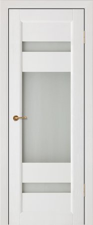 Входная дверь  - Межкомнатная дверь Массив сосны Виларио модель Леон ДО Белый